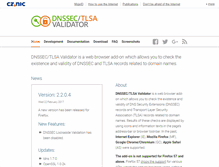 Tablet Screenshot of dnssec-validator.cz